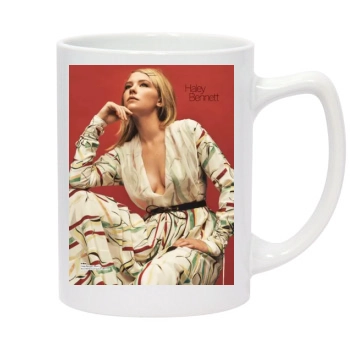 Haley Bennett 14oz White Statesman Mug