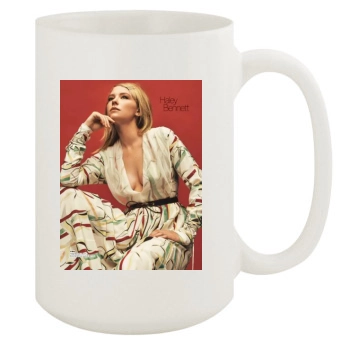 Haley Bennett 15oz White Mug