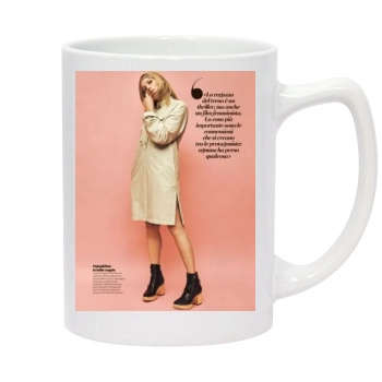 Haley Bennett 14oz White Statesman Mug