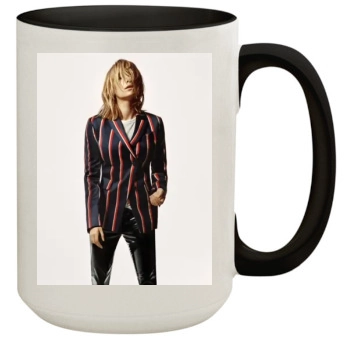 Haley Bennett 15oz Colored Inner & Handle Mug