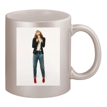 Haley Bennett 11oz Metallic Silver Mug