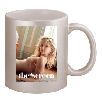 Haley Bennett 11oz Metallic Silver Mug