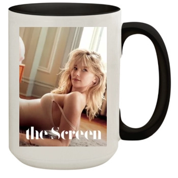 Haley Bennett 15oz Colored Inner & Handle Mug