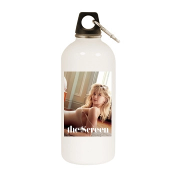 Haley Bennett White Water Bottle With Carabiner