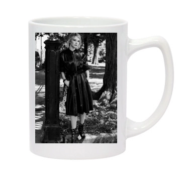 Haley Bennett 14oz White Statesman Mug