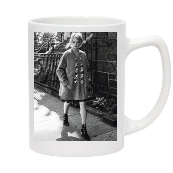 Haley Bennett 14oz White Statesman Mug