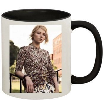 Haley Bennett 11oz Colored Inner & Handle Mug