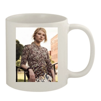 Haley Bennett 11oz White Mug