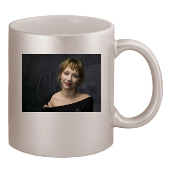 Haley Bennett 11oz Metallic Silver Mug