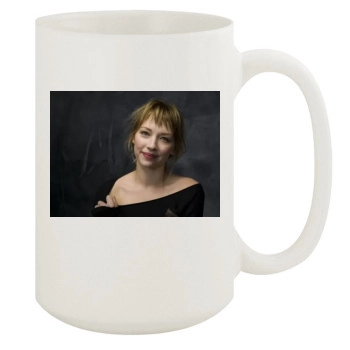 Haley Bennett 15oz White Mug