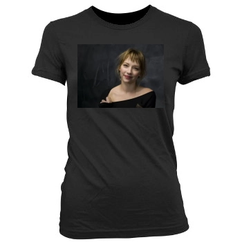 Haley Bennett Women's Junior Cut Crewneck T-Shirt