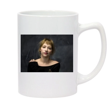 Haley Bennett 14oz White Statesman Mug