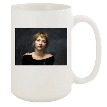 Haley Bennett 15oz White Mug