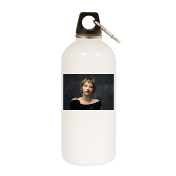 Haley Bennett White Water Bottle With Carabiner