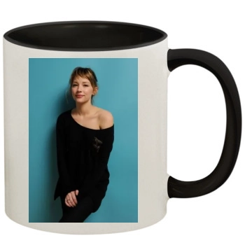 Haley Bennett 11oz Colored Inner & Handle Mug