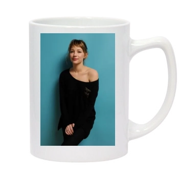 Haley Bennett 14oz White Statesman Mug