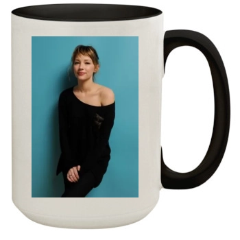 Haley Bennett 15oz Colored Inner & Handle Mug