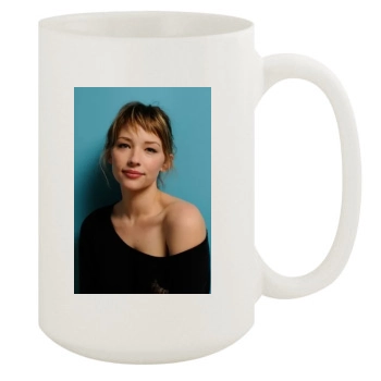 Haley Bennett 15oz White Mug