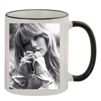 Haley Bennett 11oz Colored Rim & Handle Mug