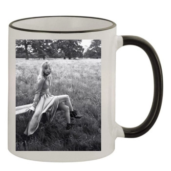 Haley Bennett 11oz Colored Rim & Handle Mug