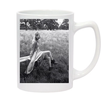 Haley Bennett 14oz White Statesman Mug