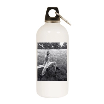 Haley Bennett White Water Bottle With Carabiner