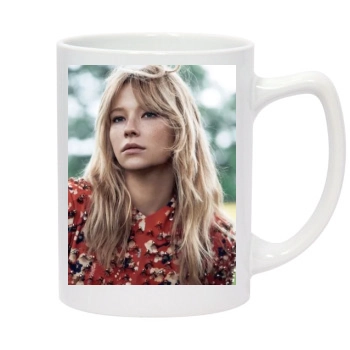 Haley Bennett 14oz White Statesman Mug