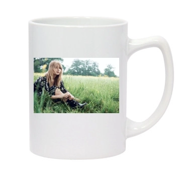 Haley Bennett 14oz White Statesman Mug