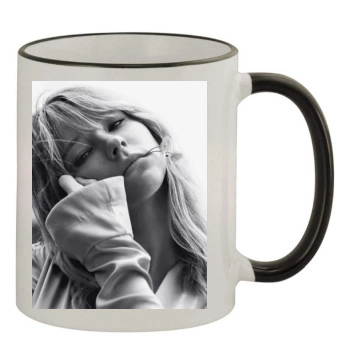 Haley Bennett 11oz Colored Rim & Handle Mug