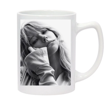 Haley Bennett 14oz White Statesman Mug