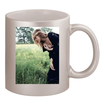 Haley Bennett 11oz Metallic Silver Mug