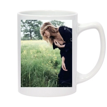 Haley Bennett 14oz White Statesman Mug