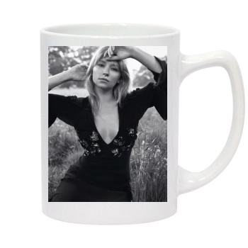 Haley Bennett 14oz White Statesman Mug