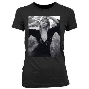 Haley Bennett Women's Junior Cut Crewneck T-Shirt