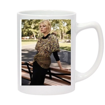 Haley Bennett 14oz White Statesman Mug