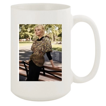 Haley Bennett 15oz White Mug