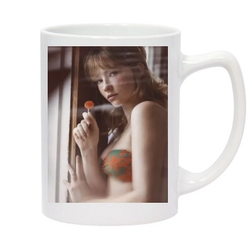 Haley Bennett 14oz White Statesman Mug