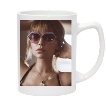 Haley Bennett 14oz White Statesman Mug