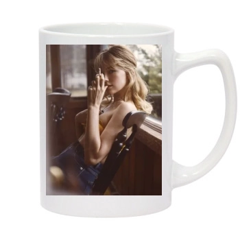 Haley Bennett 14oz White Statesman Mug