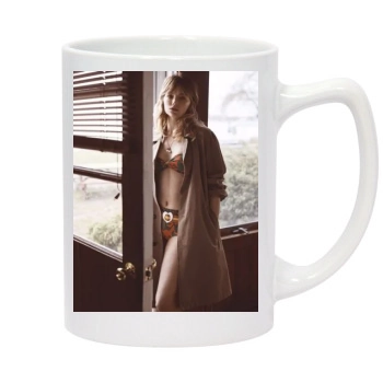 Haley Bennett 14oz White Statesman Mug