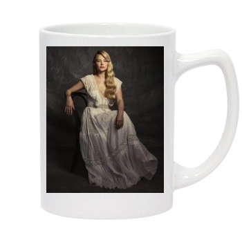 Haley Bennett 14oz White Statesman Mug