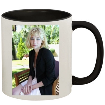 Haley Bennett 11oz Colored Inner & Handle Mug