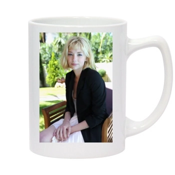 Haley Bennett 14oz White Statesman Mug