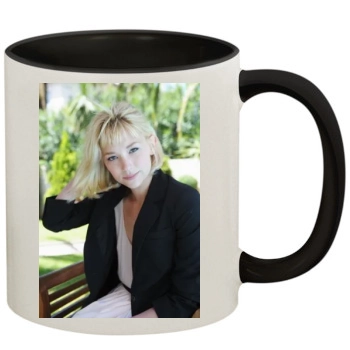 Haley Bennett 11oz Colored Inner & Handle Mug