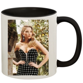 Haley Bennett 11oz Colored Inner & Handle Mug