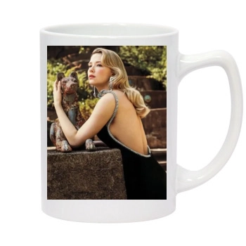 Haley Bennett 14oz White Statesman Mug