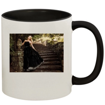 Haley Bennett 11oz Colored Inner & Handle Mug