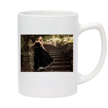 Haley Bennett 14oz White Statesman Mug