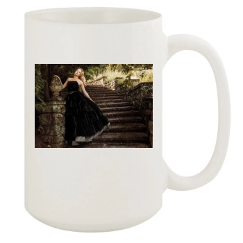 Haley Bennett 15oz White Mug