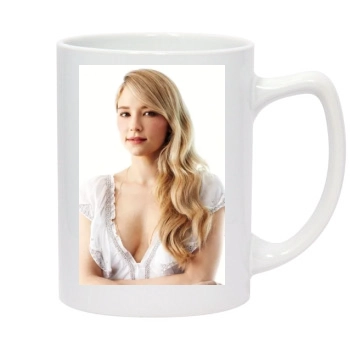 Haley Bennett 14oz White Statesman Mug